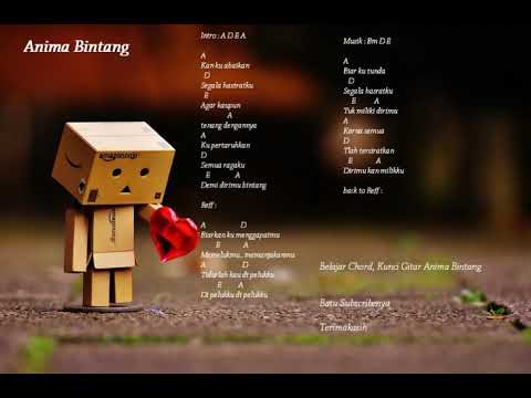 Anima bintang - Kunci gitar lagu bintang anima band