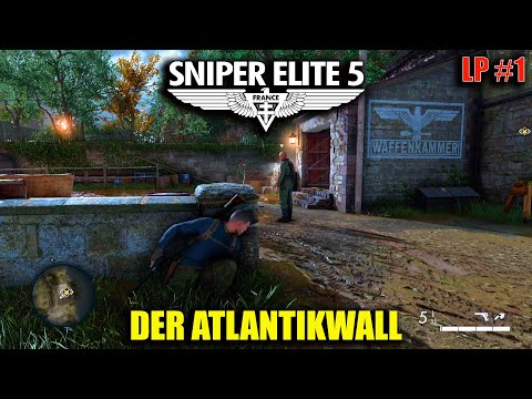 Let's play Sniper Elite 5 #1 - Der Atlantikwall (PS5 Gameplay, Deutsch)