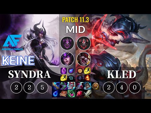 AF Keine Syndra vs Kled Mid - KR Patch 11.3