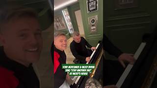 Ex-East 17 Tony Mortimer and Westlife&#39;s Nicky Byrne Sing &#39;Stay Another Day&#39;