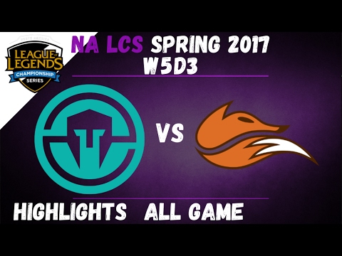 IMT vs FOX Highlights ALL GAME | NA LCS 2017 Spring W5D3 | Immortals vs Echo FOX