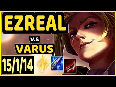 PRAEDYTH (EZREAL) vs VARUS - 15/1/14 KDA BOTTOM ADC CHALLENGER GAMEPLAY - OC