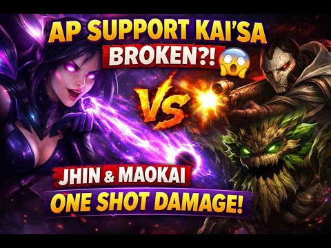 AP Support Kai’Sa MELTS Bot Lane 😈 | vs Jhin & Maokai