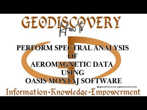 Spectral Analysis of aeromagnetic data using Oasis montaj Part 1