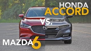 2019 Honda Accord vs. Mazda6 Comparison
