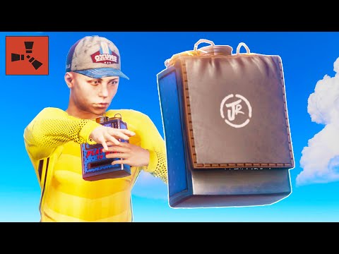 RAIDING with my SATCHEL CHARGE SKIN! - Rust