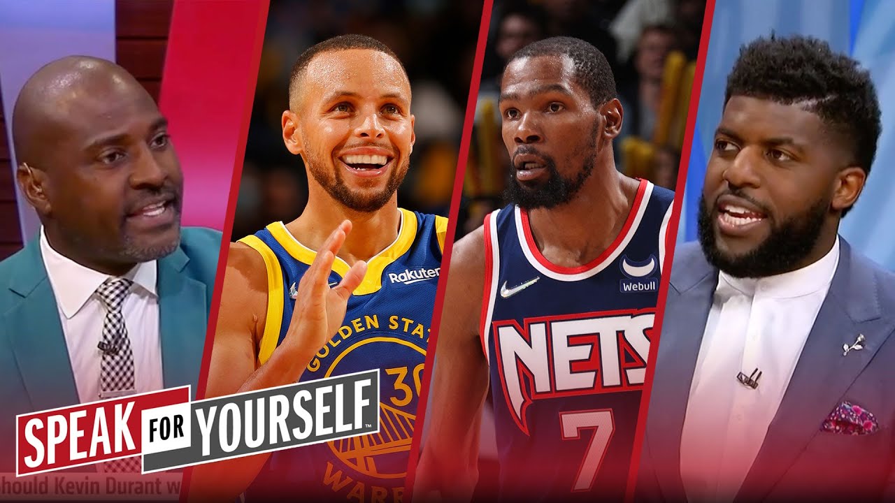 Should Kevin Durant want to re-unite with Steph Curry, Warriors? | NBA | SPEAK FOR YOURSELF
