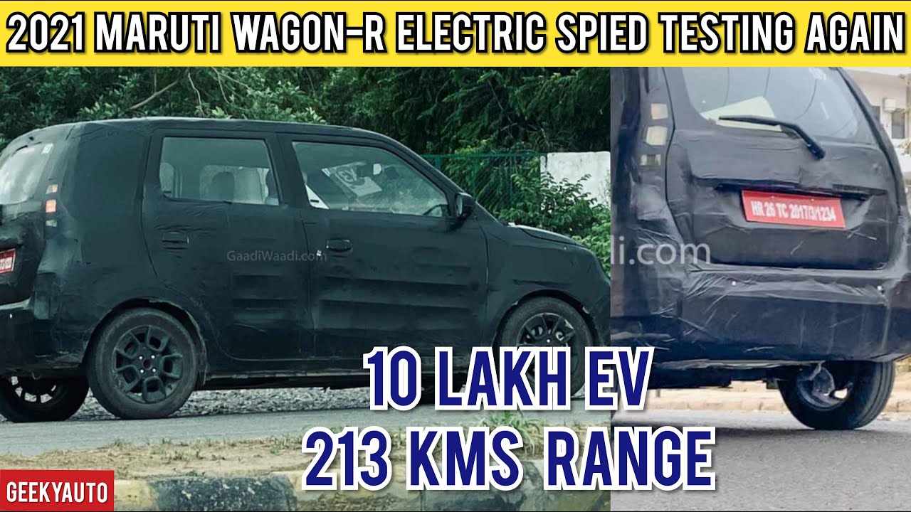 2021 MARUTI WAGON-R ELECTRIC SPIED TESTING | हिंदी | DAKSH MEHRA