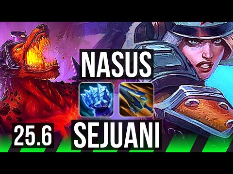 NASUS vs SEJUANI (JGL) | 8/1/6, Godlike | EUW Diamond | 25.6