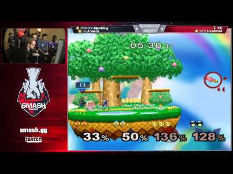 Mew2King/Armada vs S2J/Shroomed - Doubles WB Semi - Smash Summit