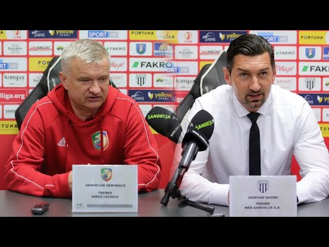 2021-02-27 Sandecja - Miedź Legnica 2-0 (1-0), pomeczowa konferencja prasowa