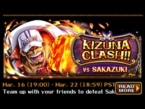 100M+ dmg vs. All Kizuna Sakazuki (Round 6) Variations