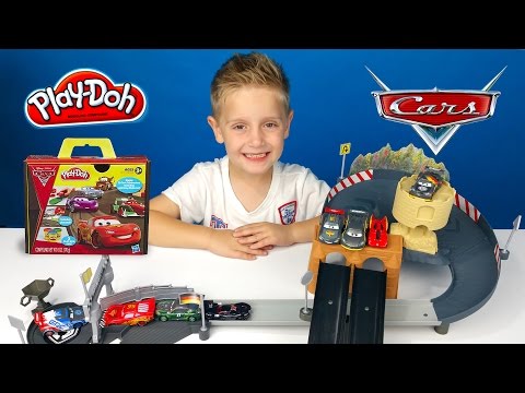 Disney Cars Carbon Racers Race Track Review | KidCity Video