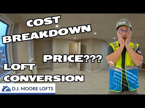 Loft Conversion Cost Breakdown 2024! * ATTIC CONVERSION*