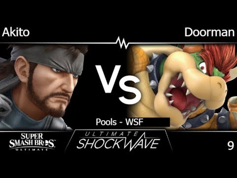 USW 9 - Akito (Snake) vs Doorman (Bowser) Pools - WSF - SSBU