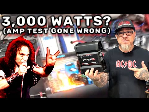 3,000 Watts? ⚡️ Amp Test Gone Wrong 😳 Stetsom Black Edition EX3000 Catches Fire, burns 🔥