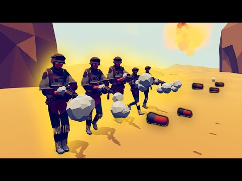 Army Grenade Launchers 100X Melee Units - Totally Accurate Battle Simulator - TABS
