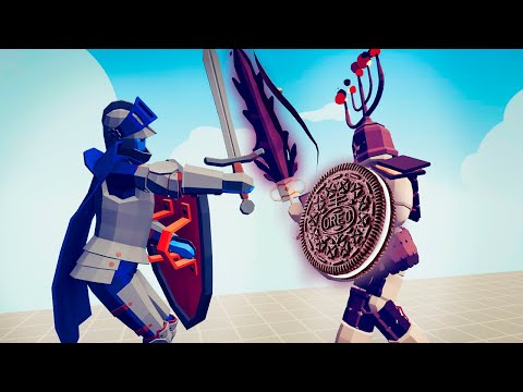 OREO KNIGHT 1 vs 1 UNITS | TABS Totally Accurate Battle Simulator
