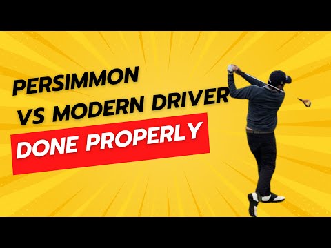 The only persimmon vs modern driver test done properly!