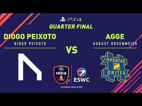 ESWC Fifa18 Paris Global Series Qualifier - PS4 - Diogo Peixoto vs Agge - Quarter Final