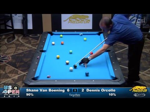 2015 US Open 8-Ball: Shane Van Boening vs Dennis Orcollo
