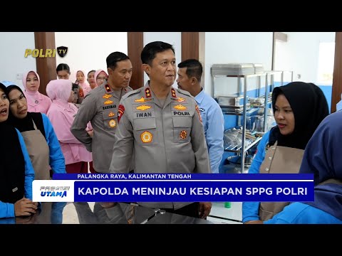 KAPOLDA KALTENG TINJAU DAPUR SPPG POLRI YANG SIAP BEROPERASI