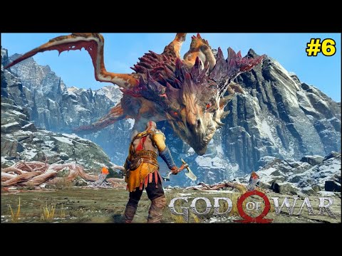 Kratos Vs Dragon Boss Fight - God Of War Gameplay #6