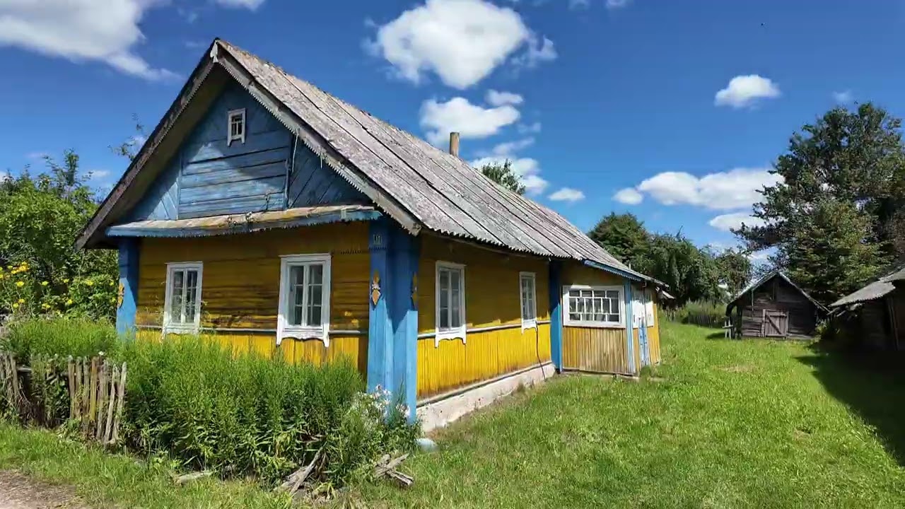 A quiet summer village in Belarus 