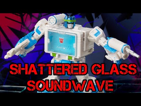 Shattered Glass Soundwave with Ravage and Laserbeak | VIDEO REVIEW