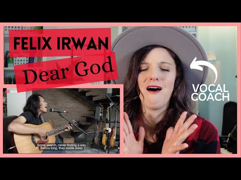 VOCAL COACH REACTS: Felix Irwan - DEAR GOD