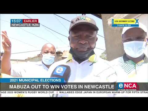 2021 Municipal Elections Mabuza out to win votes in Newcastle