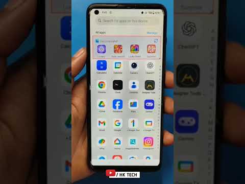 How to remove recommended apps from oppo phone | How to remove recommended apps from oppo phone #...