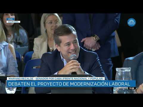 SENATOR MARIANO RECALDE 2 - PLENARY SESSION ON WORK AND BUDGET 17-12-25
