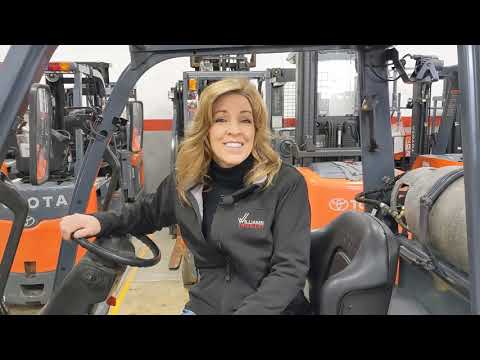 For Sale - 2015 6,500 lb Capacity Cushion Toyota Forklift 8FGCU32 - ID#: E008858