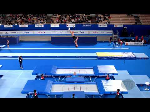 DUDARAU Aliaksei (BLR) M - 2019 Trampoline Worlds, Tokyo (JPN) - Qualification Trampoline R1
