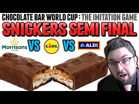 Snickers SemI Final - Morrisons VS Aldi VS Lidl | Chocolate Bar World Cup