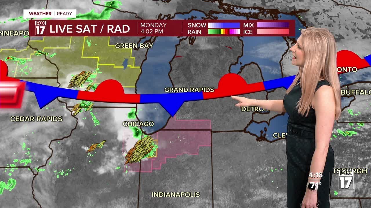 Monday PM Forecast: Strong to severe storms overnight