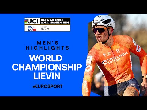 MVDP MAKES HISTORY IN LIEVIN! 🤩 | 2025 UCI World Championship Cyclocross Lievin Men's Highlights