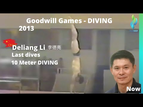 1986 Deliang Li 李德亮 - Goodwill Games Mens 10 Meter Platform Diving