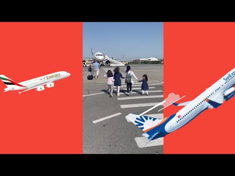 Travel with kids life hacks from Maryam and Mubina. Airplane ✈️ life hacks for parents 😉