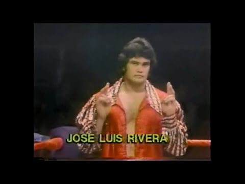 Jose Luis Rivera in action   Championship Wrestling Jan 21st, 1984