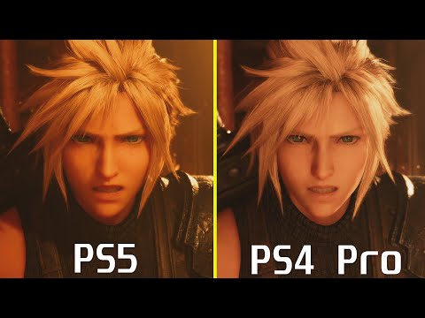 Final Fantasy VII Remake vs Intergrade (PS4 Pro vs PS5) Graphics Comparison