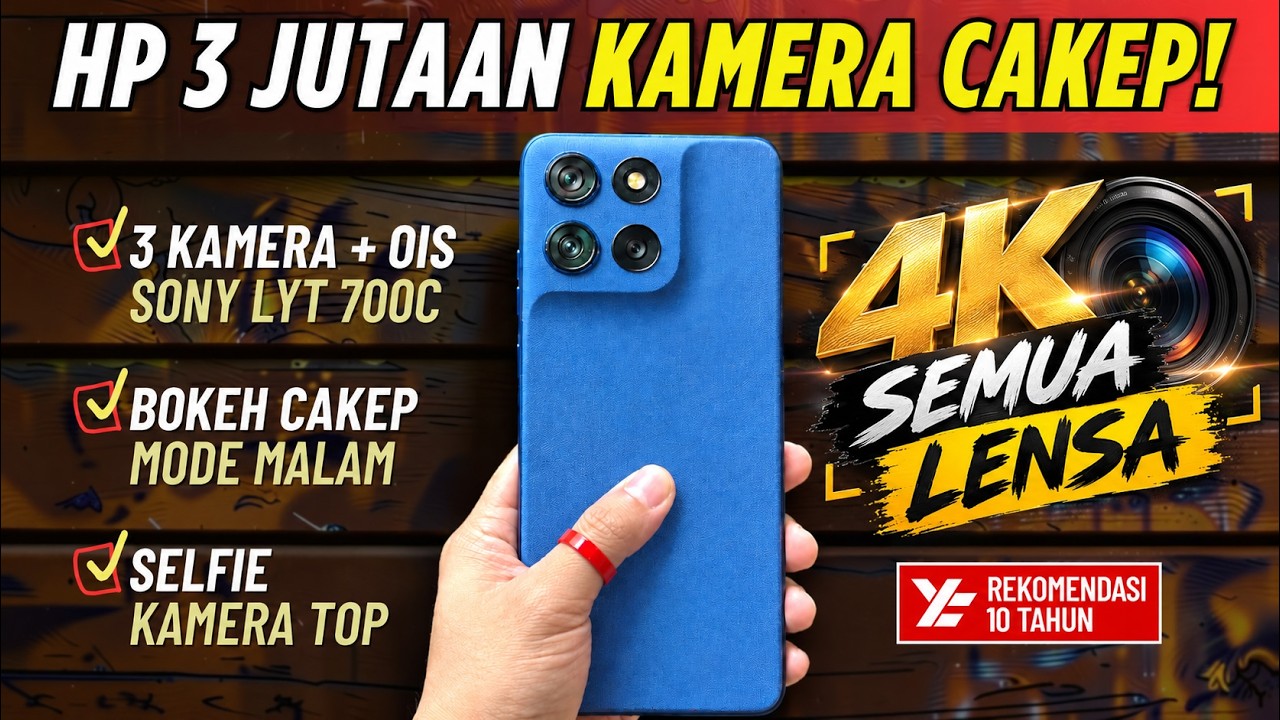 TOP 5 HP 3 JUTAAN (KAMERA TERBAIK) EDISI OKTOBER 2026