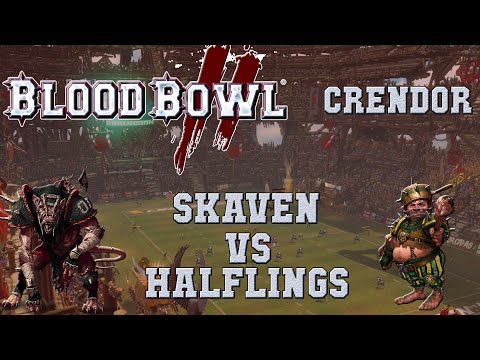Blood Bowl 2 - Skaven (the Sage) vs Halflings (Shelbi) - Crendor League G1