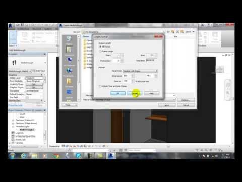 Revit 15-32 Recording a Walkthrough