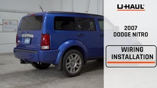 2007 Dodge Nitro Trailer Wiring Harness Installation