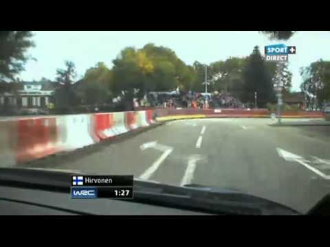 WRC France Alsace 2012 - SS22 Haguenau 2 (live TV)