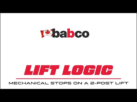 Lift Logic #8 - Mechanical Stops on a 2 Post Lift