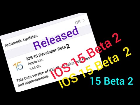How to install IOS 15 Beta 2  How to Download iOS 15 Beta 2 on iphone