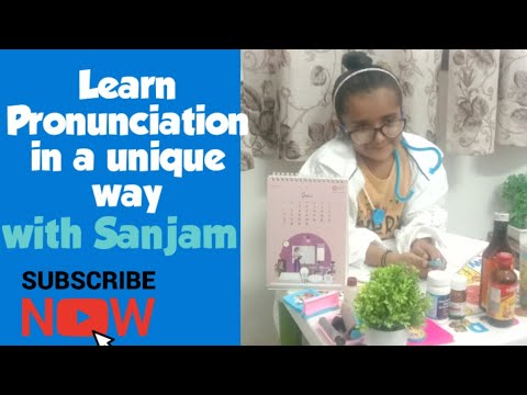 👍👍new pronunciations by Sanjam, watch nd enjoy.